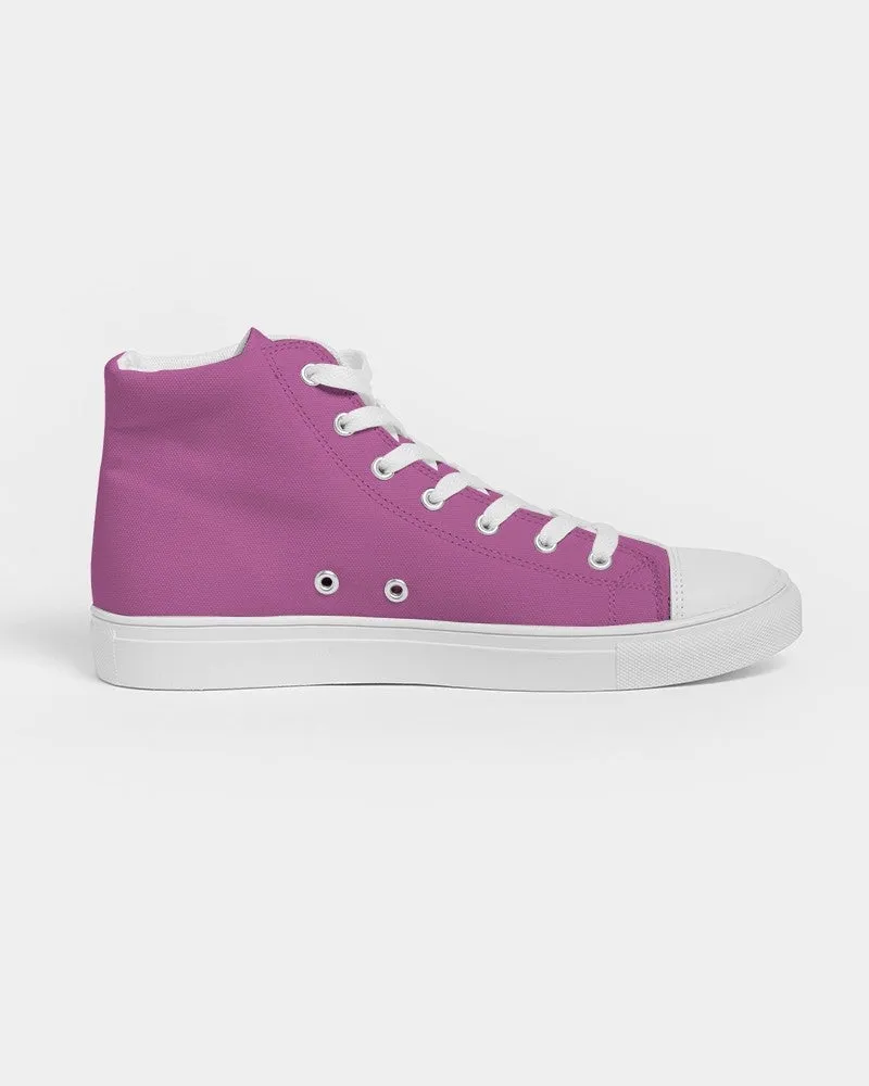 Midtone Purple High-Top Canvas Sneakers | Women's | C20M80Y0K0