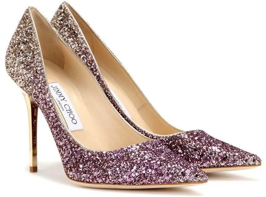 'Momento' Ombre Glitter Pumps - Silver/Dark Navy, Gold/Purple, Gold/Black