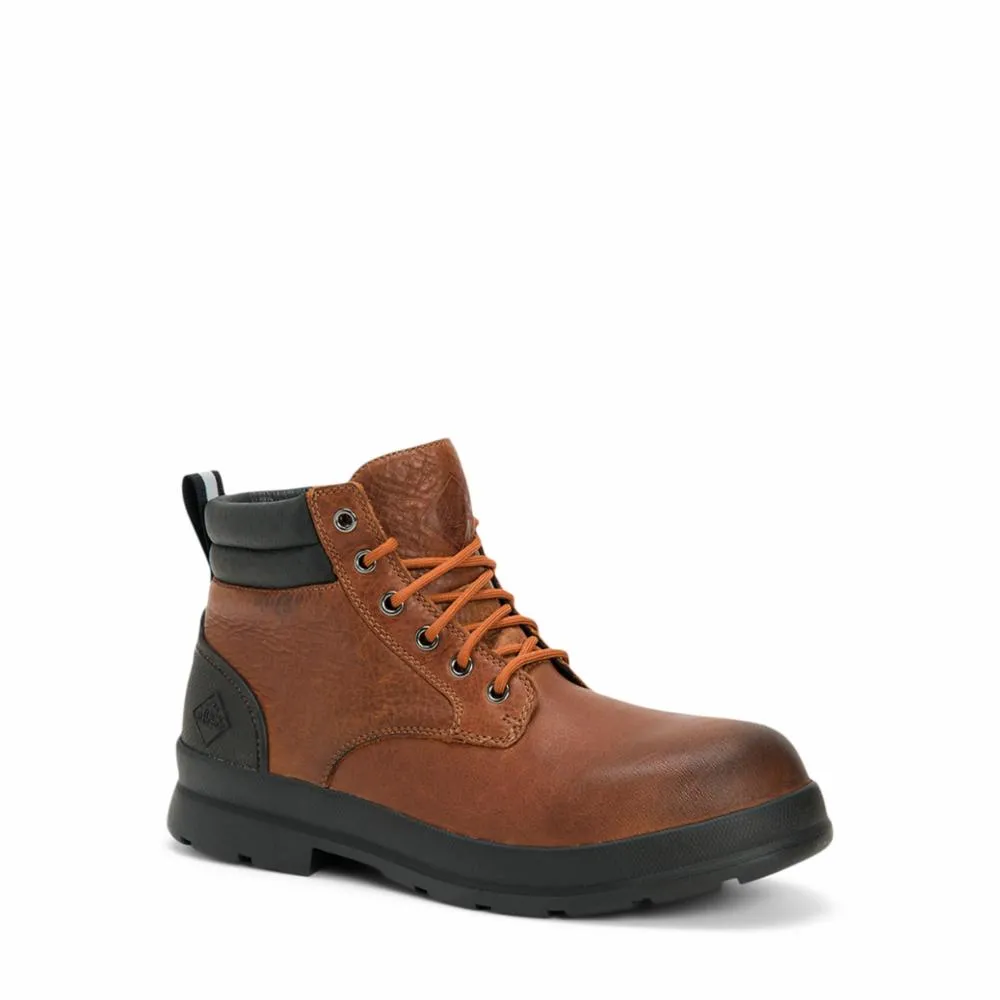 Muck Footwear Men CHORE FARM LEATHER CARAMEL LEATHER