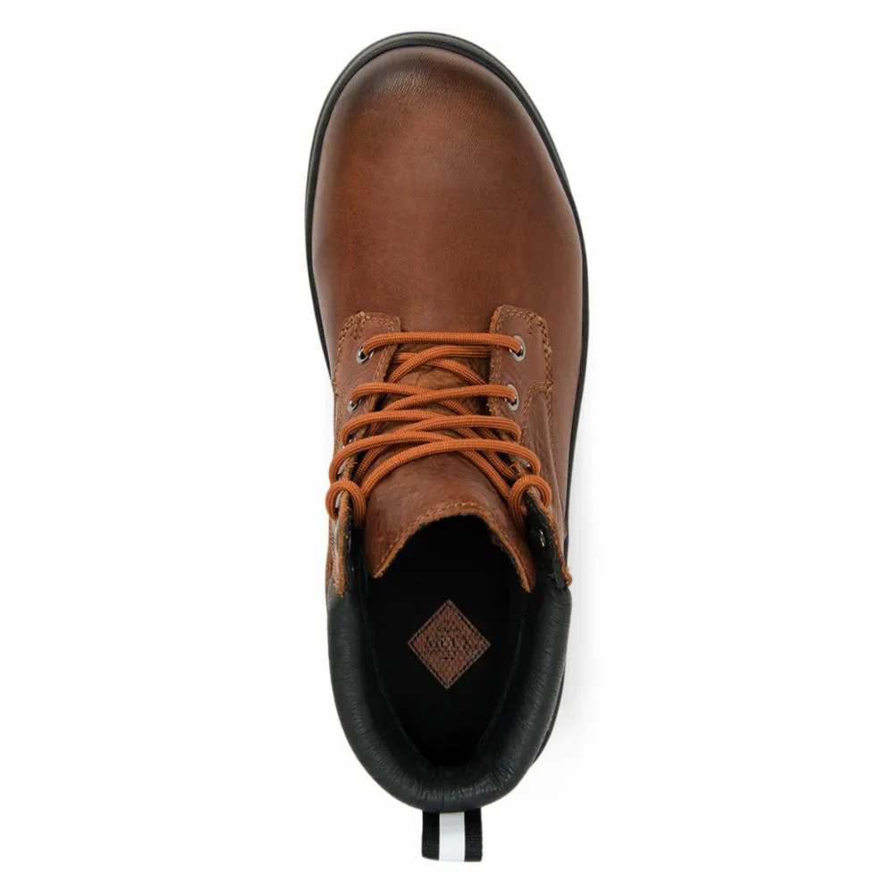 Muck Footwear Men CHORE FARM LEATHER CARAMEL LEATHER