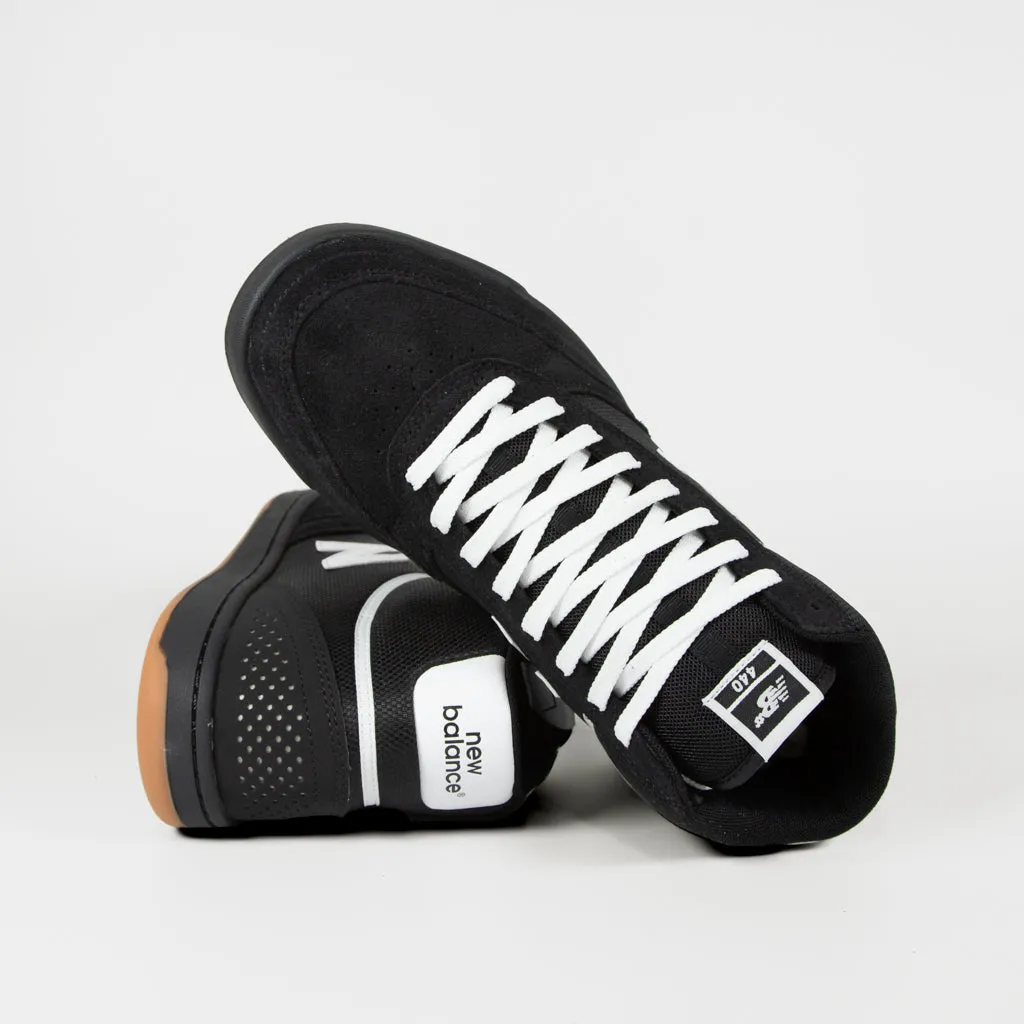 New Balance Numeric - 440 Hi Shoes - Black / White