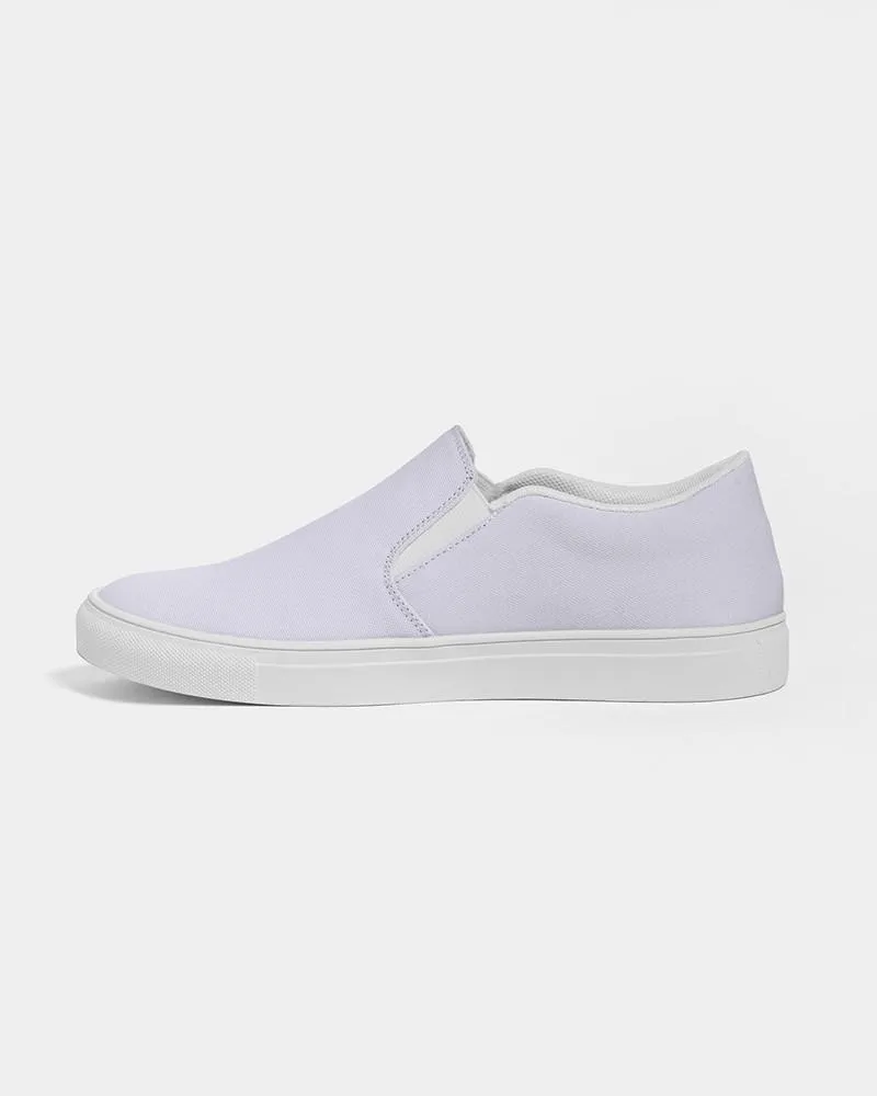 Pale Blue Slip-On Canvas Sneakers | Women's | Bright Pale Blue | C10M10Y0K0