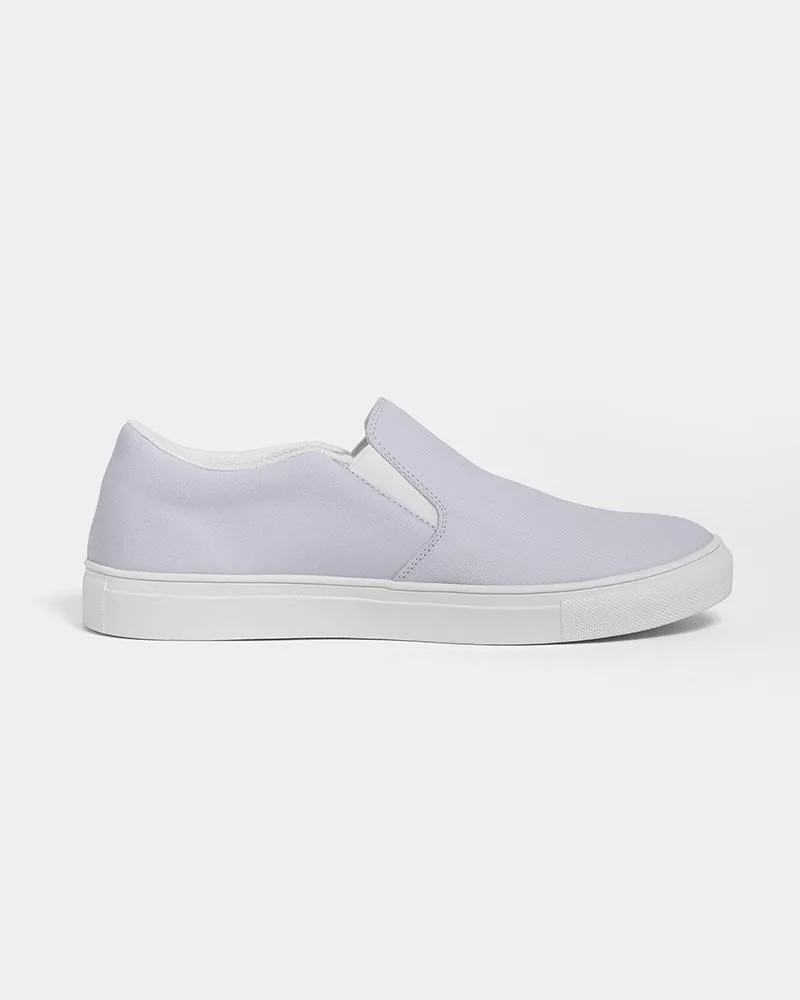 Pale Blue Slip-On Canvas Sneakers | Women's | Bright Pale Blue | C10M10Y0K0