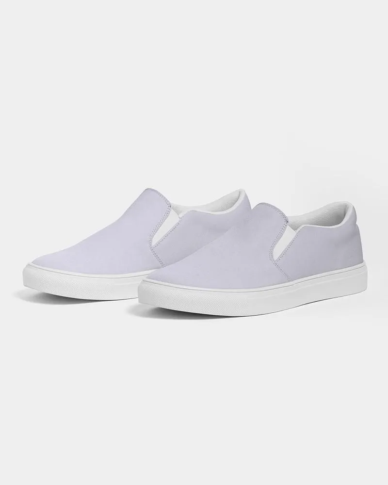 Pale Blue Slip-On Canvas Sneakers | Women's | Bright Pale Blue | C10M10Y0K0