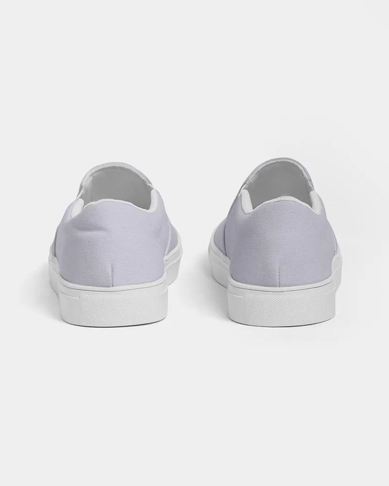 Pale Blue Slip-On Canvas Sneakers | Women's | Bright Pale Blue | C10M10Y0K0