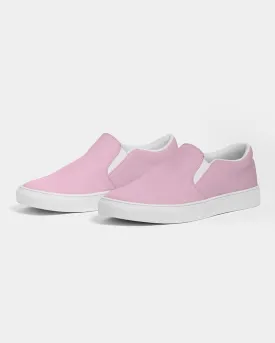 Pale Pastel Magenta Slip-On Canvas Sneakers | Men's | Bright Pale Pastel Magenta | C0M30Y0K0