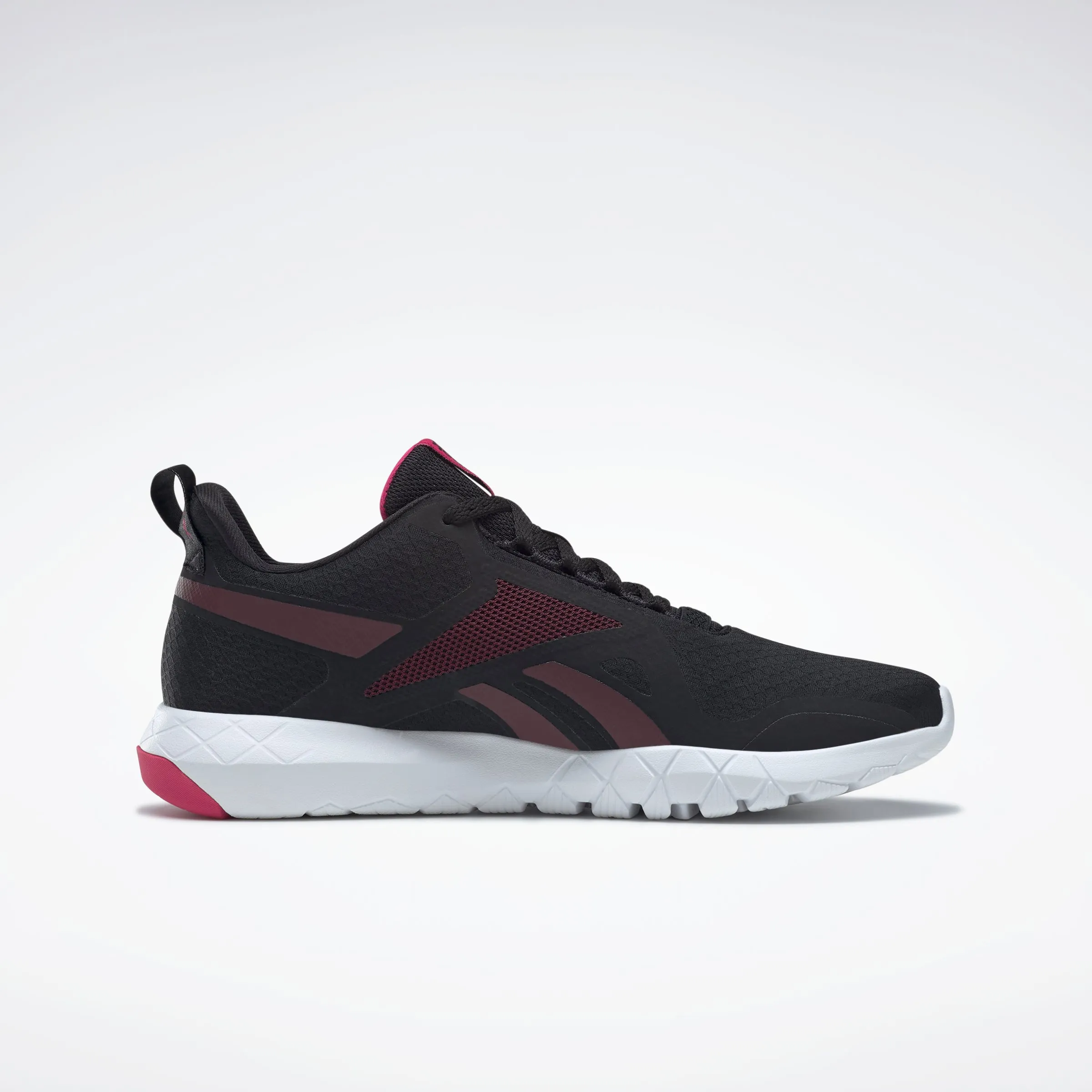 Reebok Footwear Women Flexagon Force 3 Wide D Shoes Cblack/Maroon/Purpnk