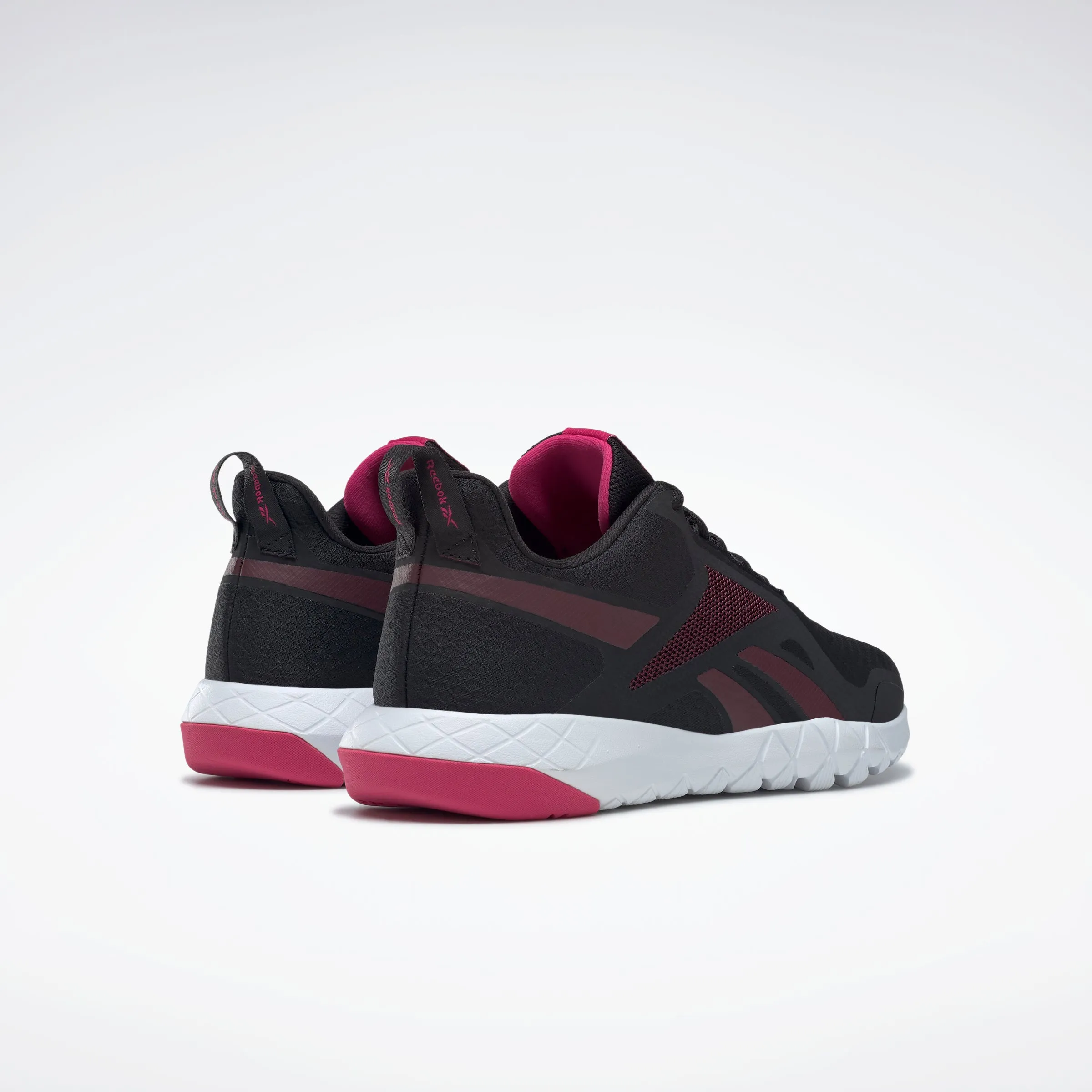 Reebok Footwear Women Flexagon Force 3 Wide D Shoes Cblack/Maroon/Purpnk