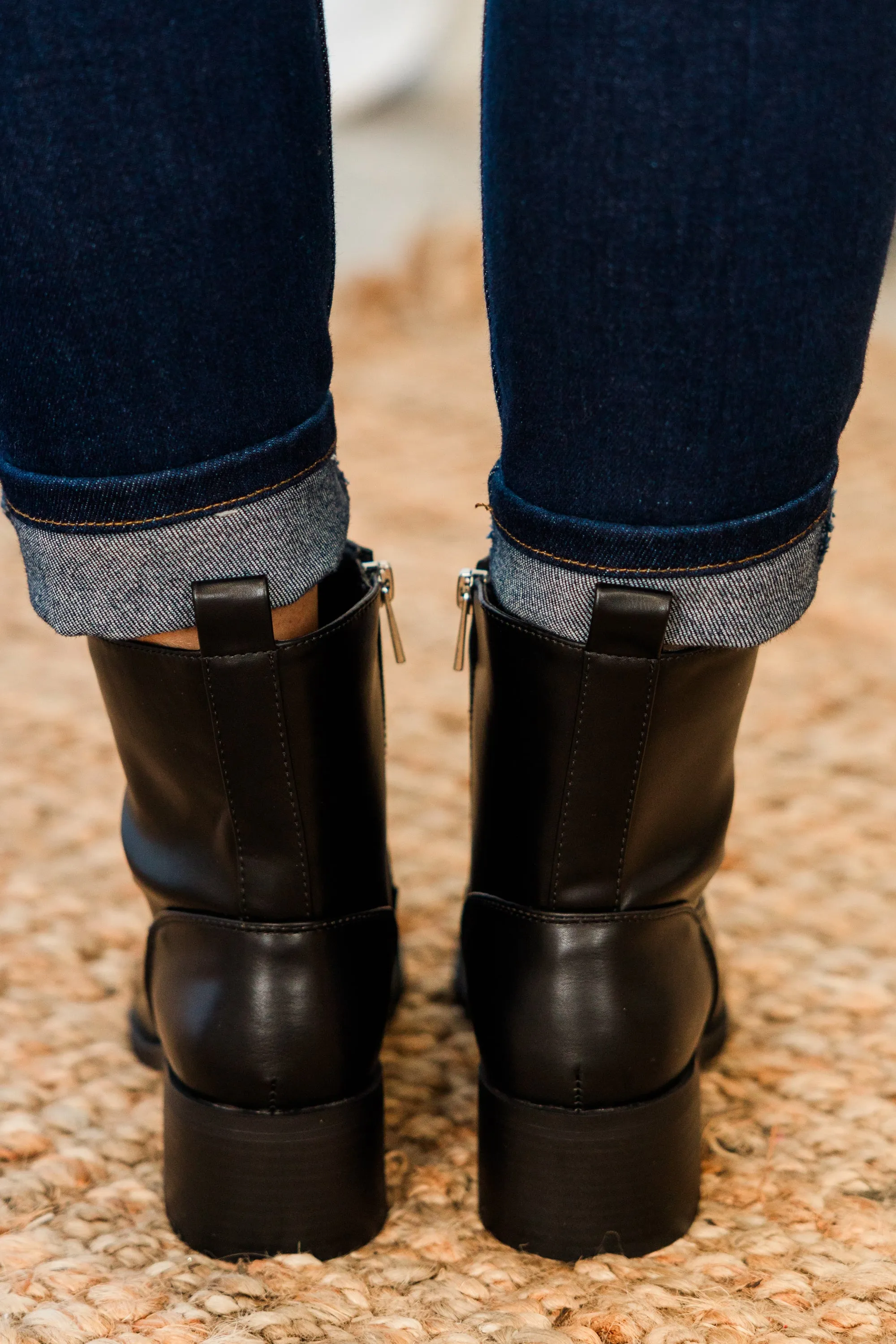 Sapphire Twilight Booties, Black