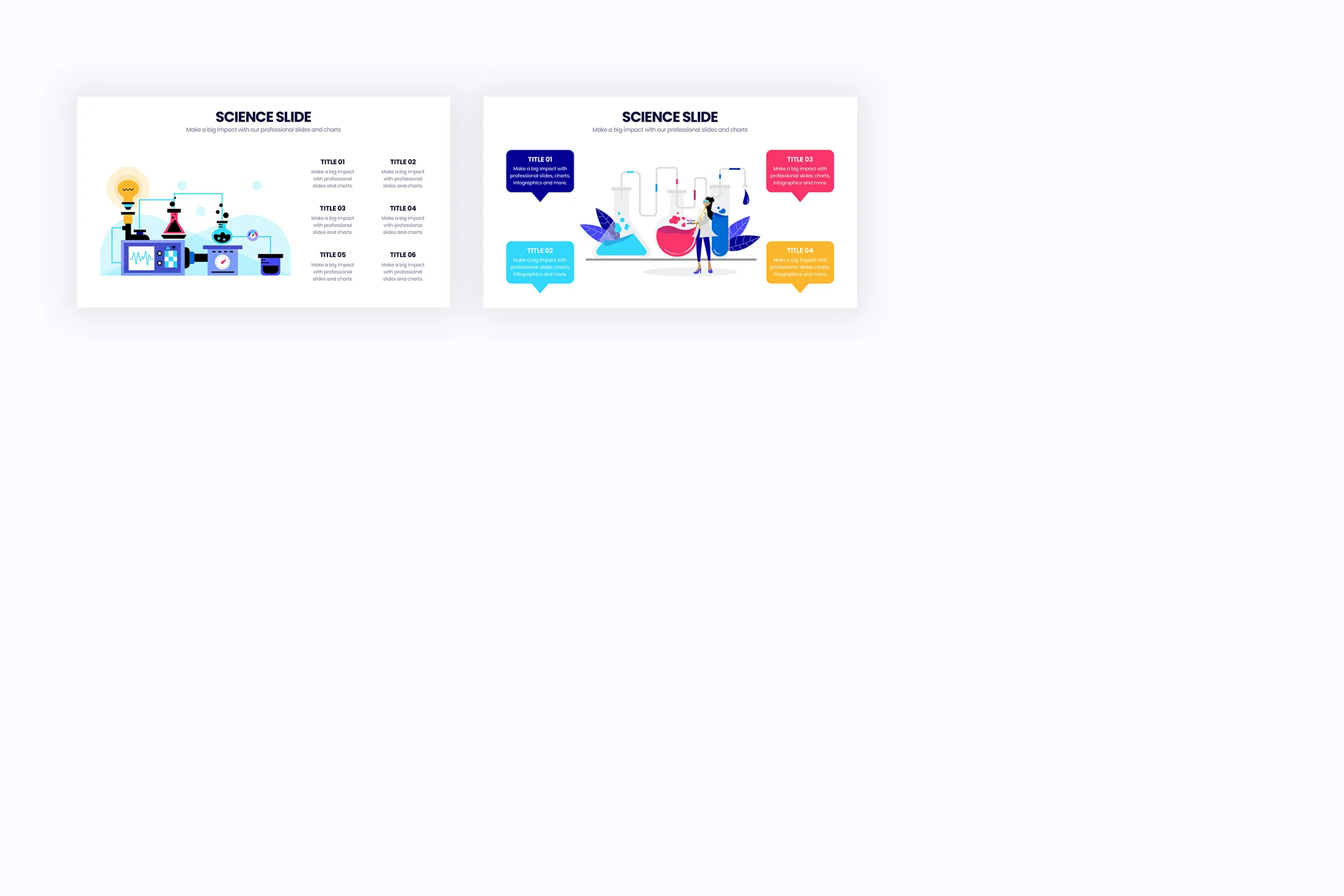 Science Slide Infographic Templates