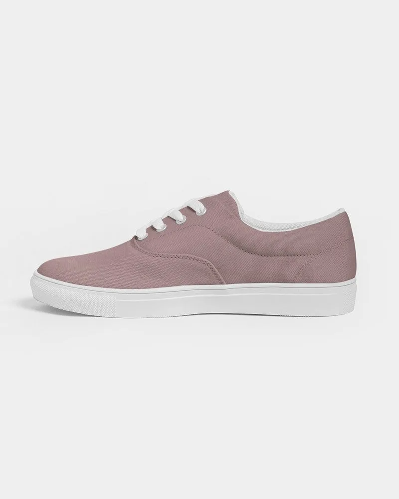 Shaded Pale Pastel Pink Brown Canvas Sneakers | Women's | C0M30Y15K30