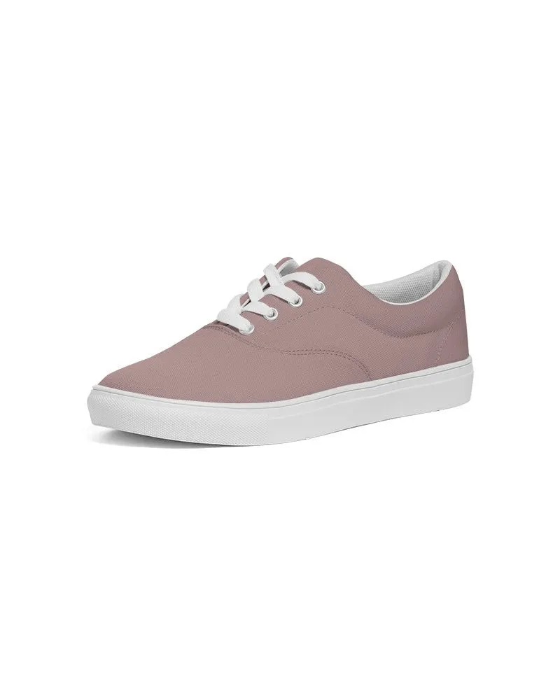 Shaded Pale Pastel Pink Brown Canvas Sneakers | Women's | C0M30Y15K30