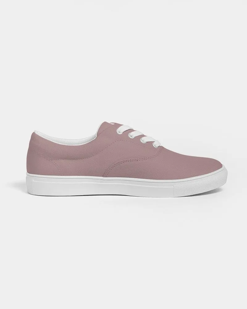 Shaded Pale Pastel Pink Brown Canvas Sneakers | Women's | C0M30Y15K30