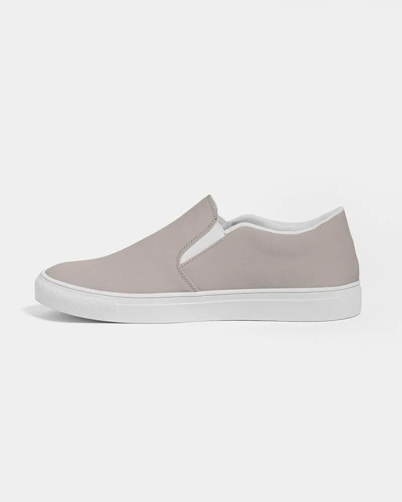 Shaded Pale Red Brown Slip-On Canvas Sneakers | Men's | C0M10Y10K30