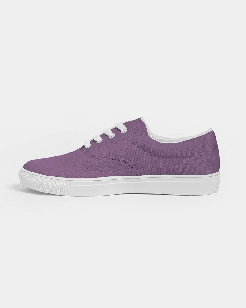 Shaded Pastel Purple Canvas Sneakers | Men's | C30M60Y0K30