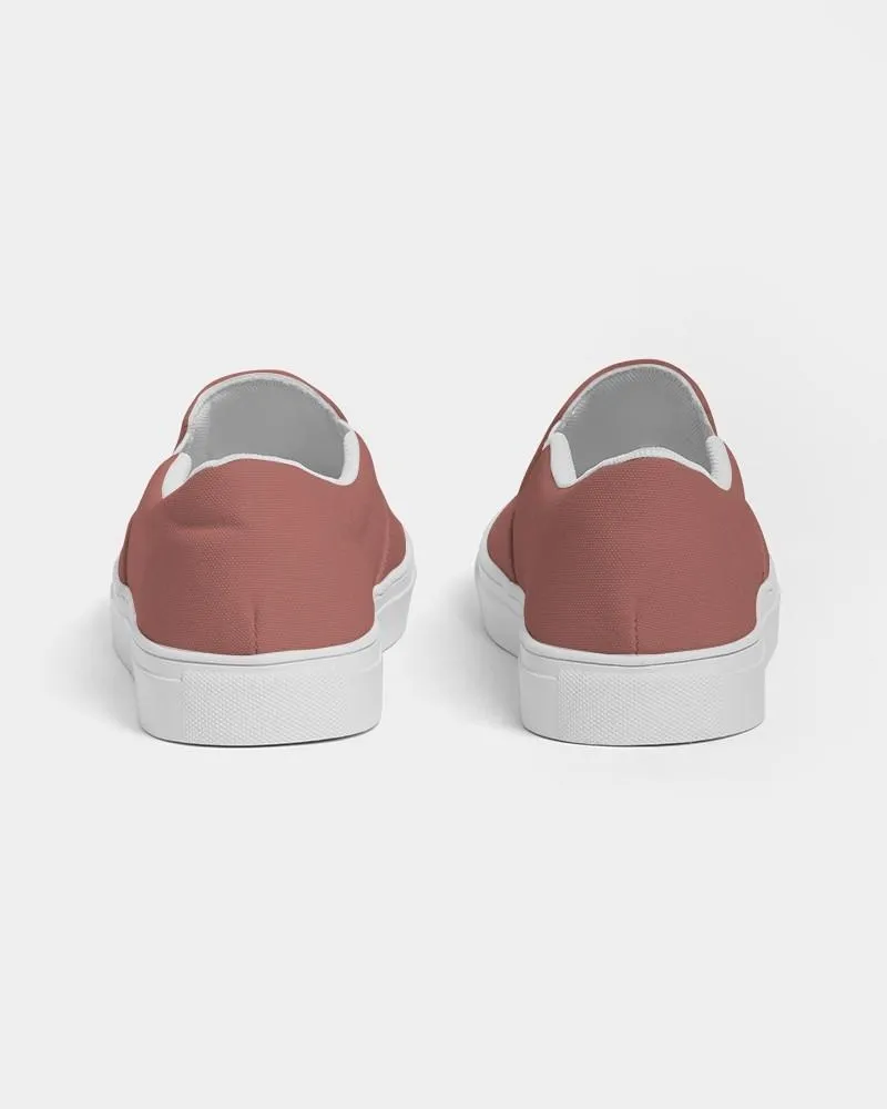 Shaded Pastel Red Slip-On Canvas Sneakers | Men's | C0M60Y45K30