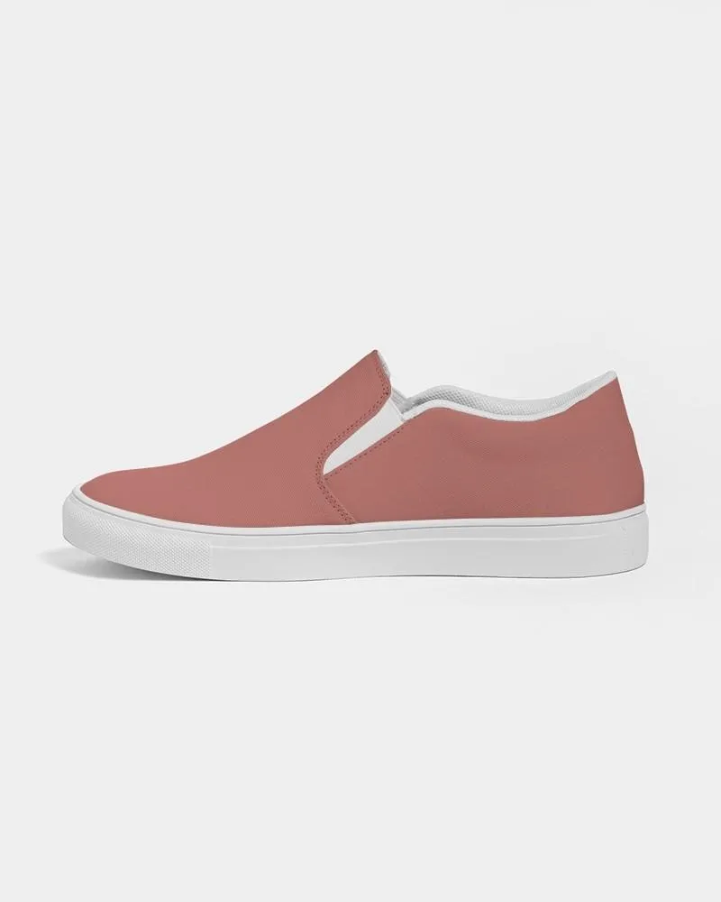 Shaded Pastel Red Slip-On Canvas Sneakers | Men's | C0M60Y45K30