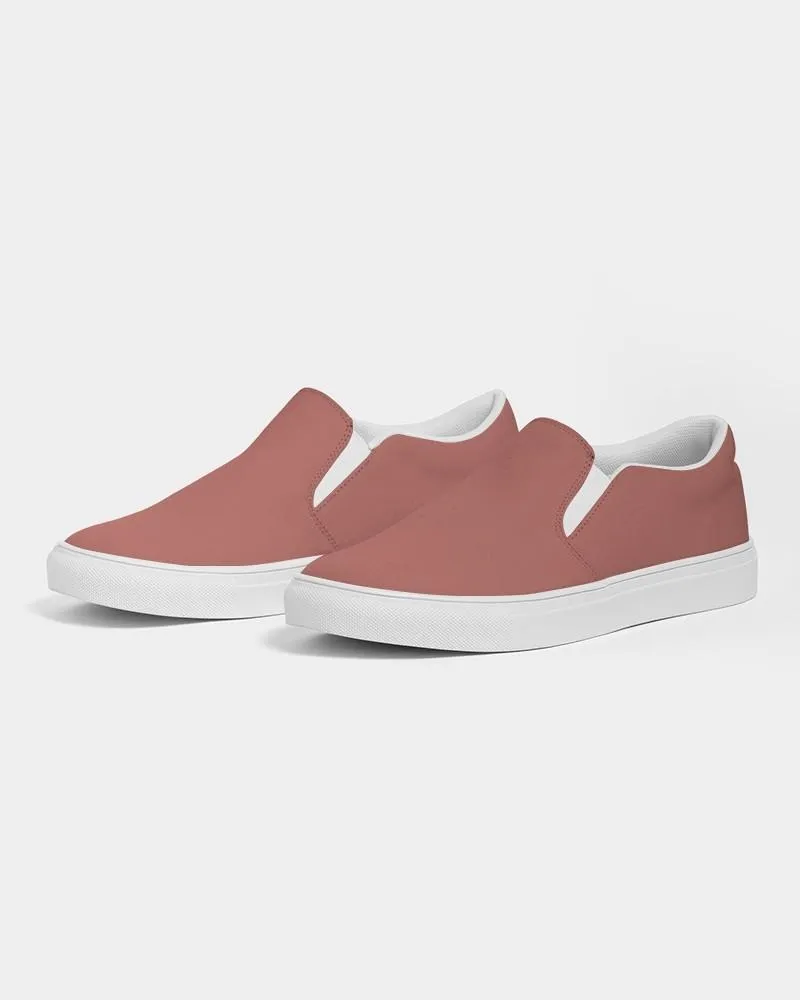 Shaded Pastel Red Slip-On Canvas Sneakers | Men's | C0M60Y45K30