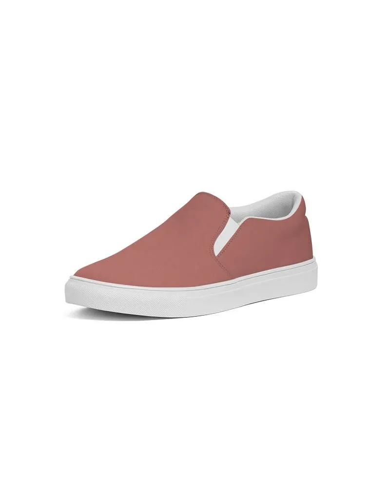 Shaded Pastel Red Slip-On Canvas Sneakers | Men's | C0M60Y45K30