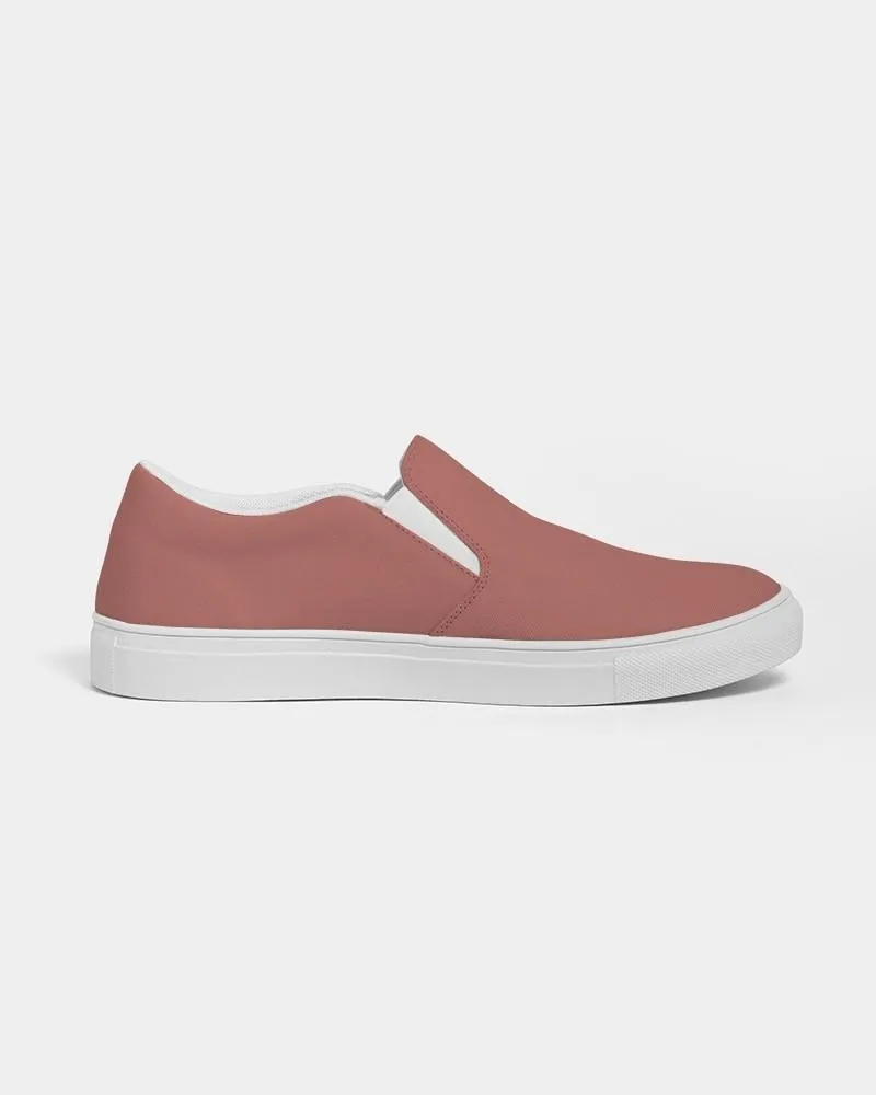 Shaded Pastel Red Slip-On Canvas Sneakers | Men's | C0M60Y45K30