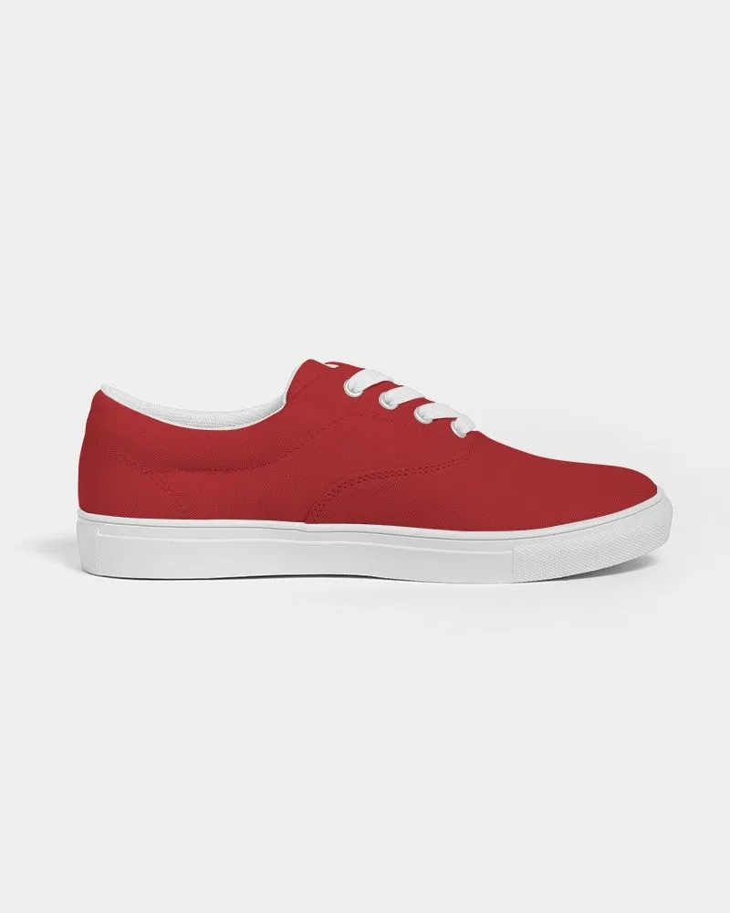 Shaded Red Canvas Sneakers | Women's | C0M100Y100K30