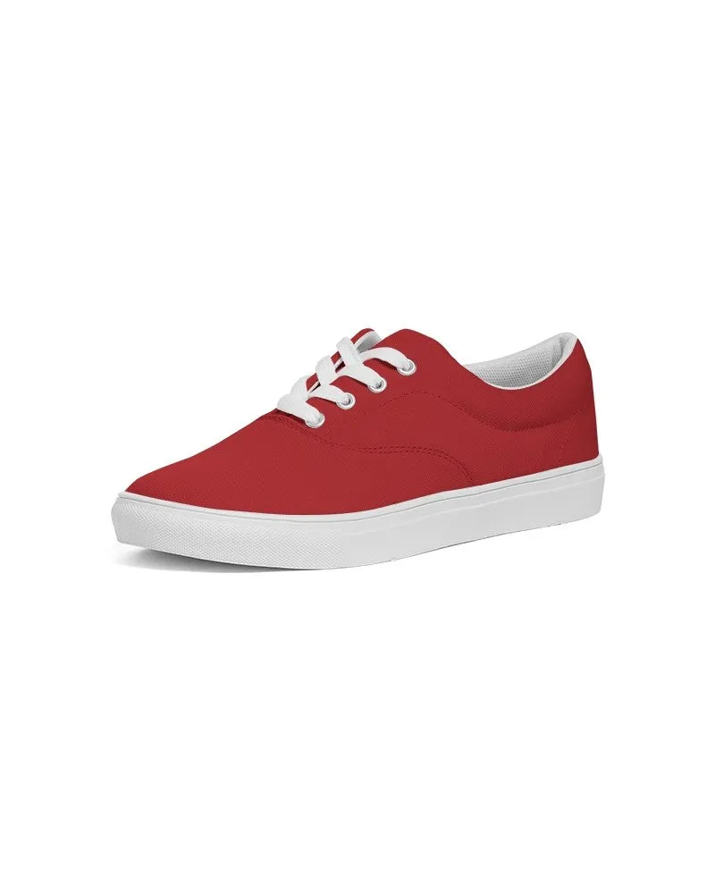 Shaded Red Canvas Sneakers | Women's | C0M100Y100K30