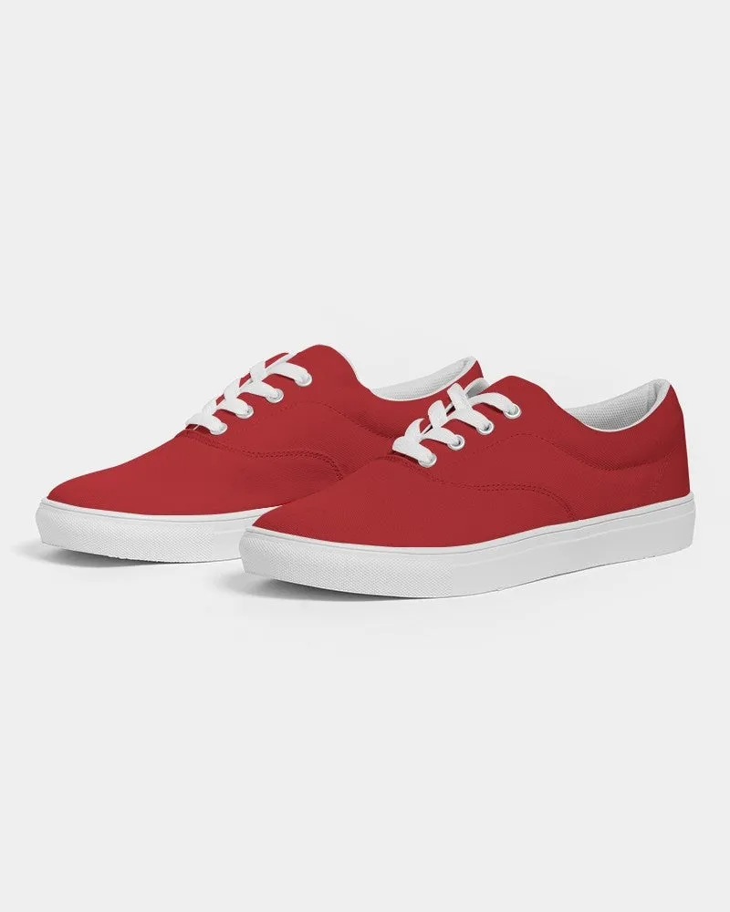 Shaded Red Canvas Sneakers | Women's | C0M100Y100K30