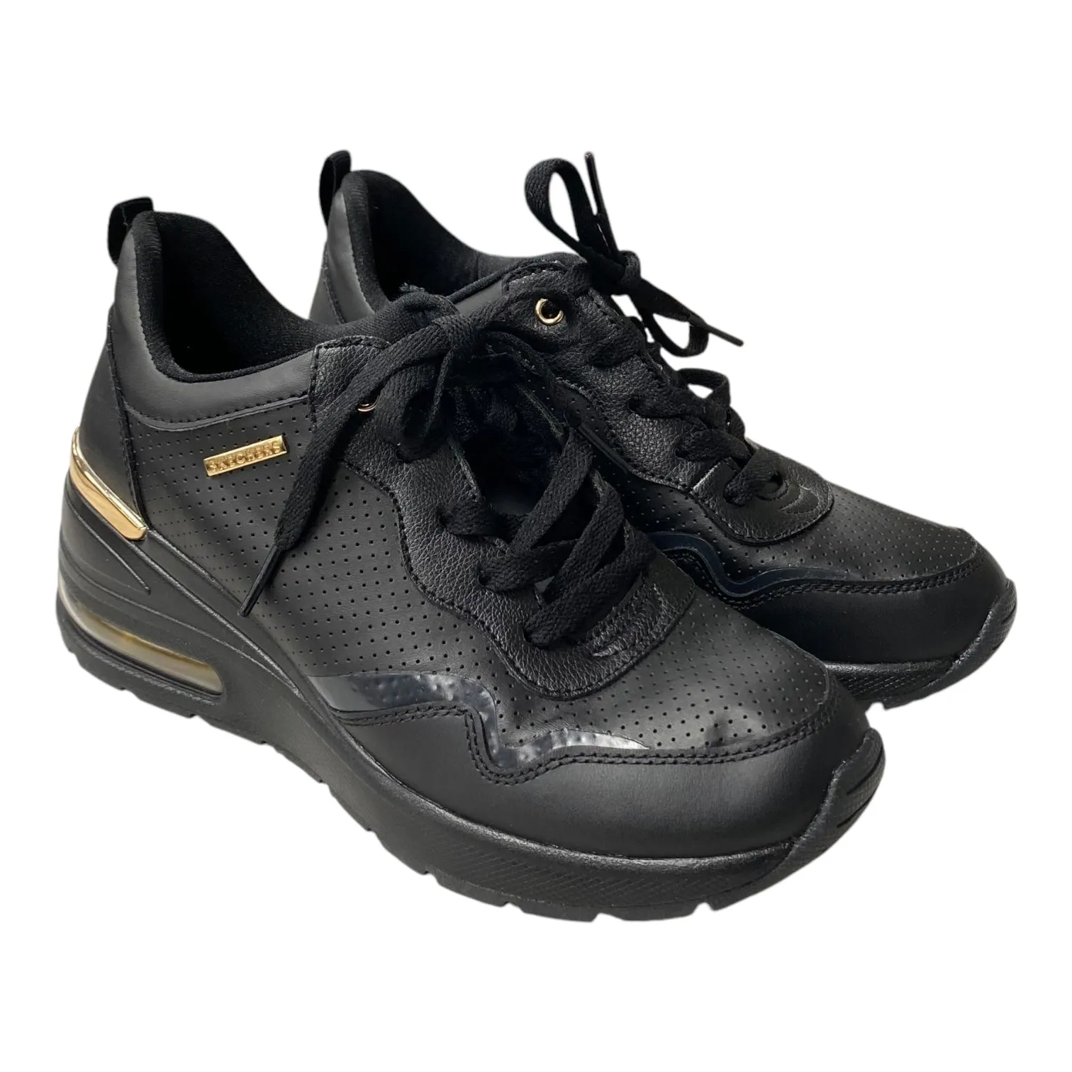 Shoes Athletic By Skechers In Black, Size:7