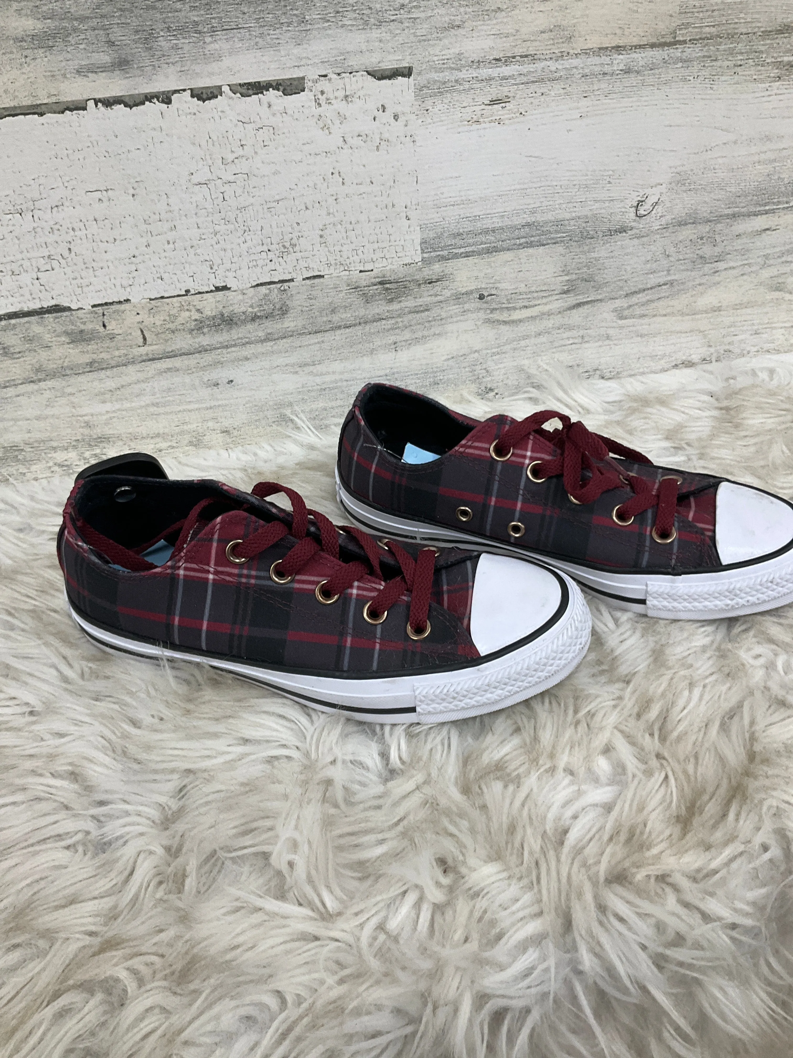 Shoes Sneakers By Converse In Plaid Pattern, Size: 6