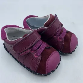 Size XS (0-6m): Pediped Jake/BERRY Soft-Soled Baby Shoes NEW in BOX