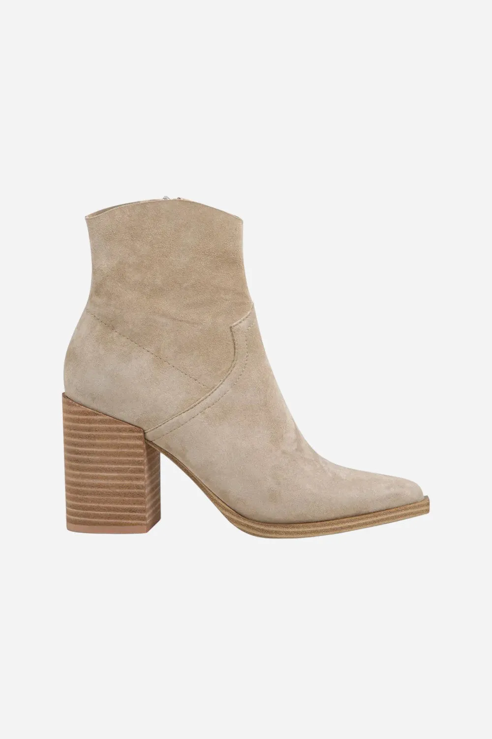 Steve Madden Cate Bootie Sand Suede