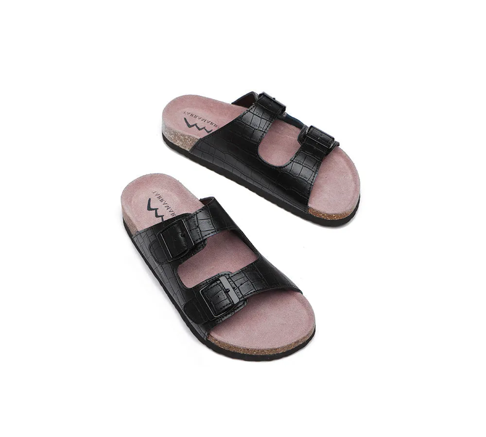 Summer Beach Sandals Unisex Embossed Slip-On Slides Oliver