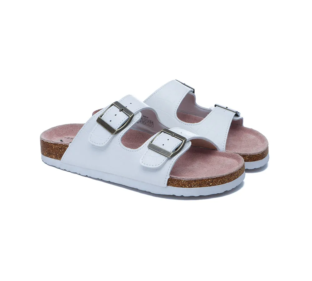 Summer Beach Sandals Unisex Embossed Slip-On Slides Oliver