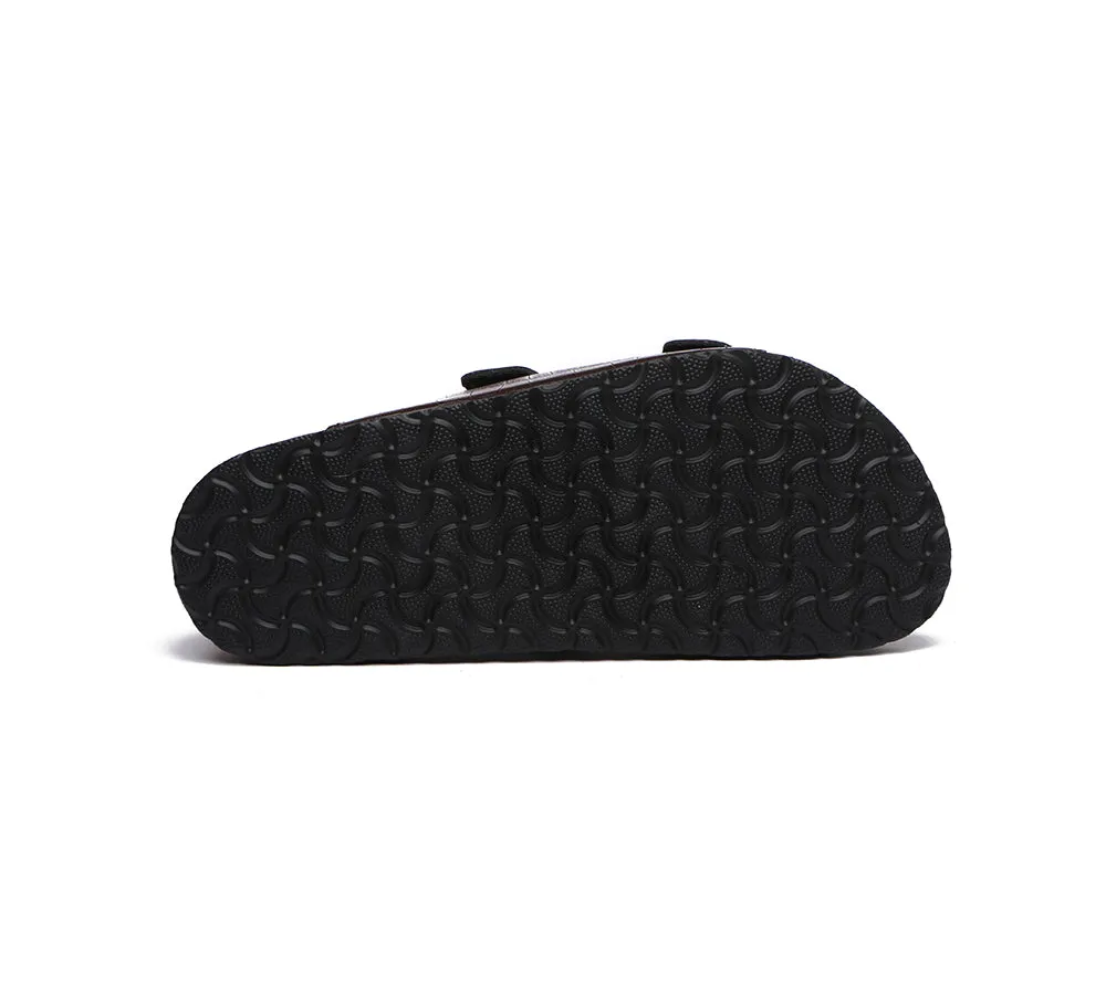 Summer Beach Sandals Unisex Embossed Slip-On Slides Oliver