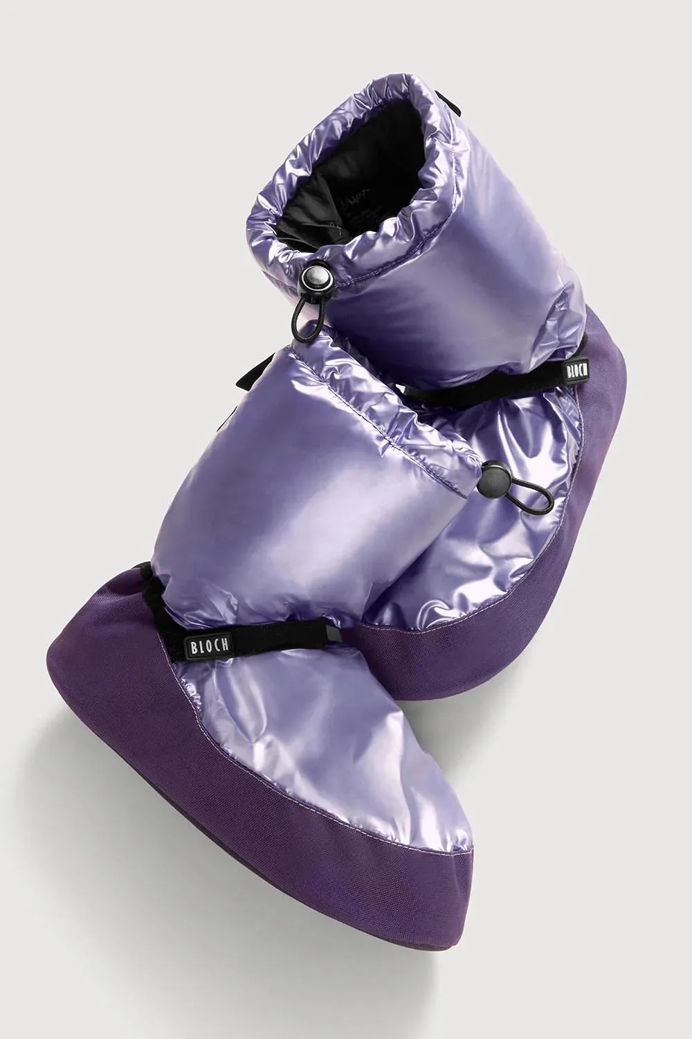 Warm Up Booties - Metallic Purple