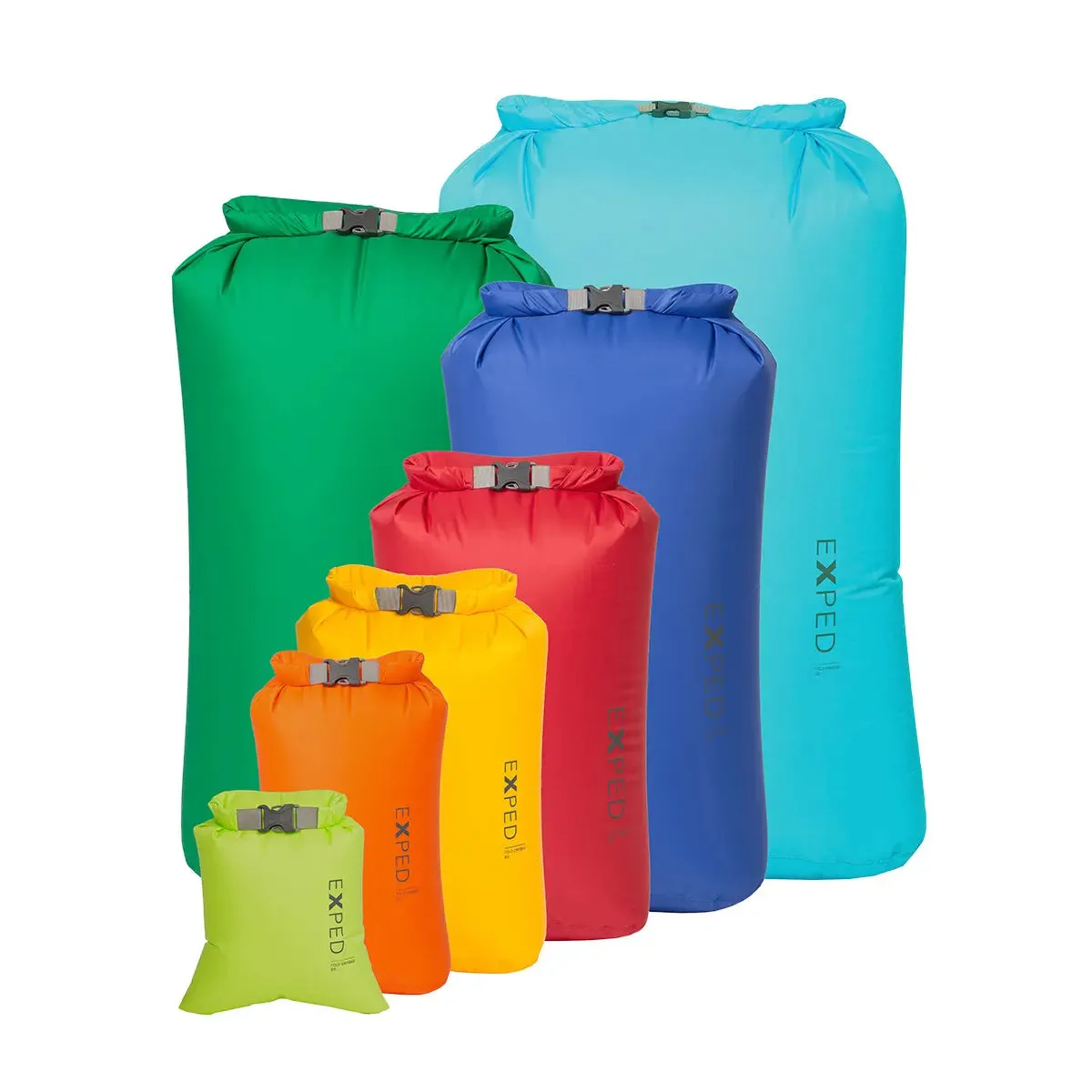 Waterproof Fold Drybag Bright - Large