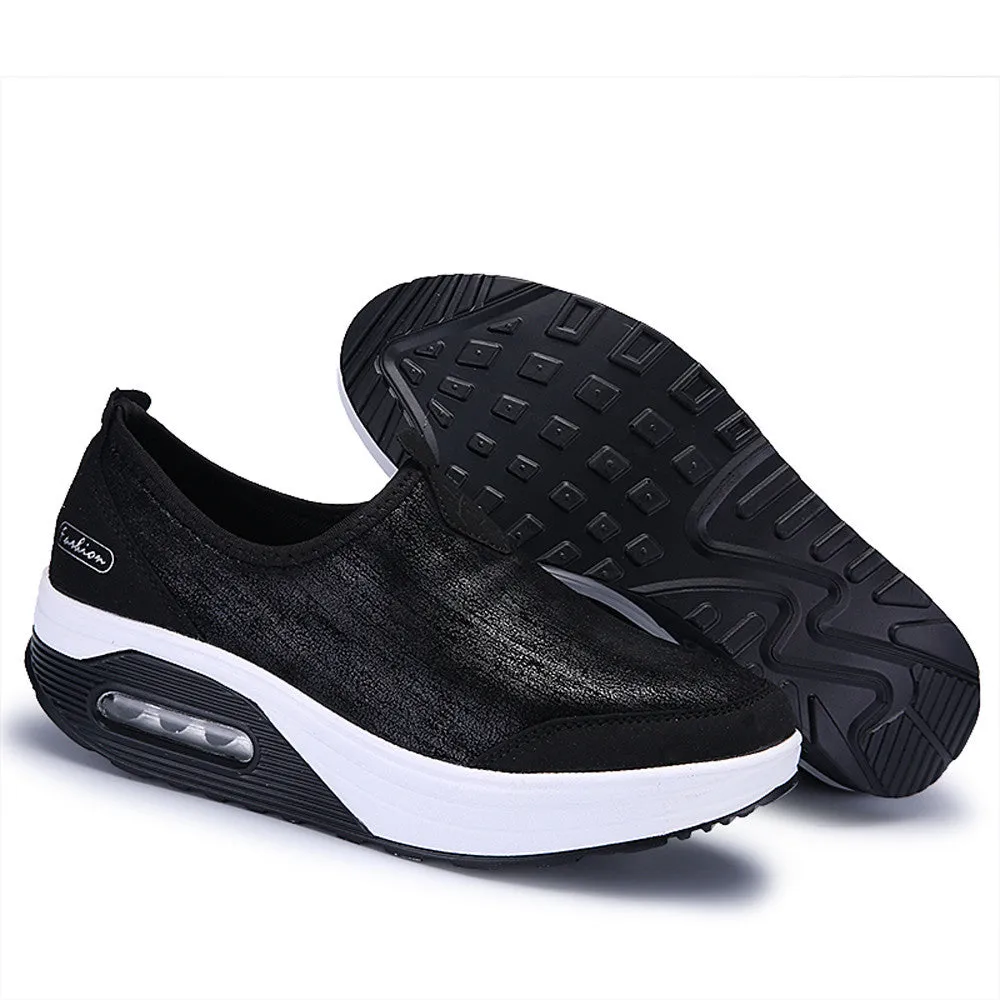 Women Casual Sports Shoes Thick-Soled Air