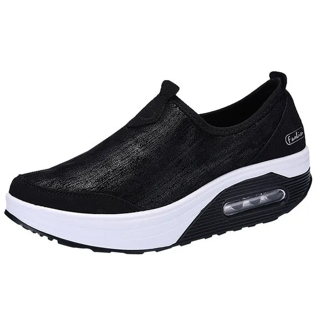 Women Casual Sports Shoes Thick-Soled Air