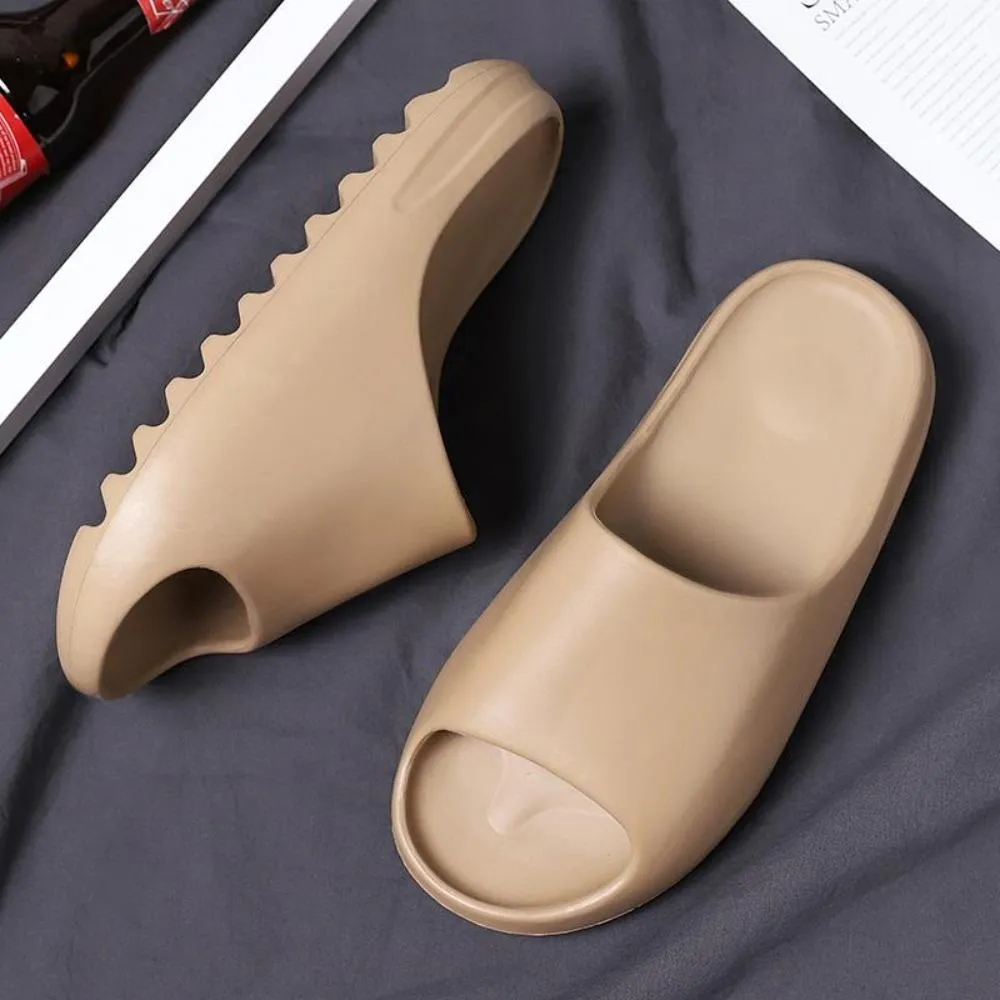 Yeezy Inspired Slides Brown/Khaki